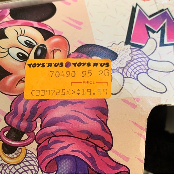 Vintage Disneys Minnie Mouse Totally Minnie Plush NEW in box RARE - Picture 7 of 13